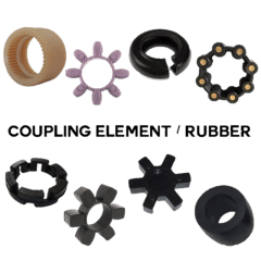 coupling sleeve rotex tyre flexible mh nm hrc jaw pin bush element rubber